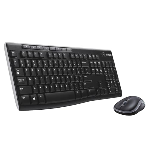 Teclado Logitech MK270 Combo Teclado y Ratón Inalámbrico para Windows
