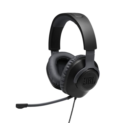 Auriculares JBL Quantum 100 Auriculares para gamers con sonido QuantumSOUND, micrófono Boom dise