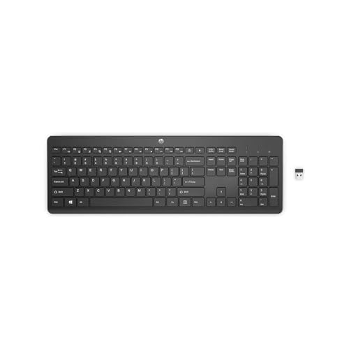 Teclado HP 230 Teclado Inalámbrico QWERTY Español - (Puerto USB-A, Batería hasta 16 Meses d