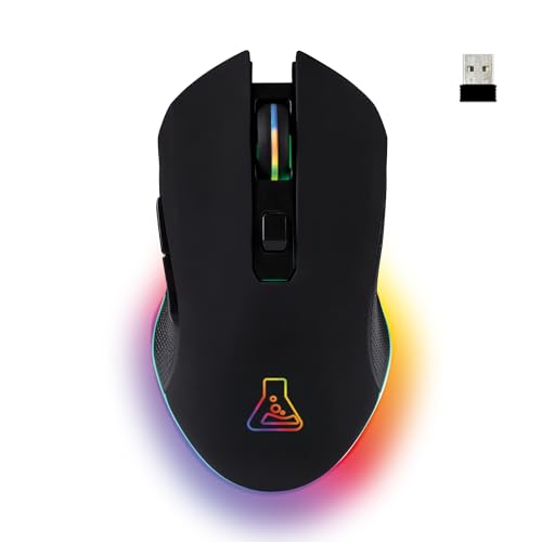 Ratón The G-Lab Kult Helium WL - Ratón Gaming Inalámbrico Negro 6400 dpi