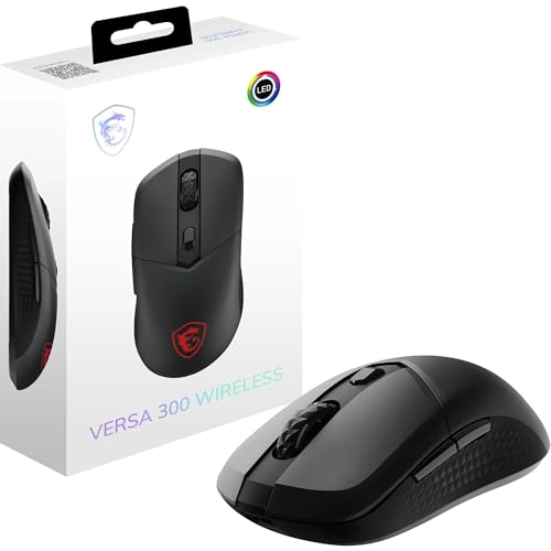 Ratón MSI MSI Versa 300 W - RATÓN Gaming INALÁMBRICO - Sensor óptico 8000 dpi, 1000 Hz tas