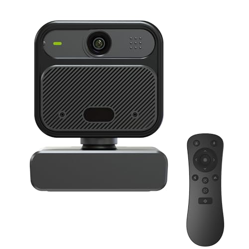 Webcam VIZOLINK Webcam 4K PC con Micrófonos, UHD 4K/30FPS, Control Remoto, Coque Fijo, 4X zoom, 