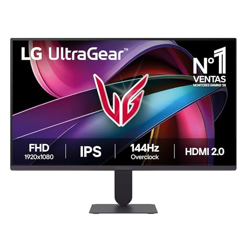 Monitor LG Monitor Gaming Ultragear 24G411A-B - 24'', IPS, 144Hz, 1 ms, Morado
