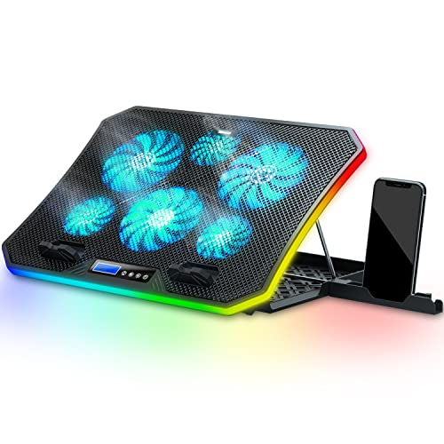 Teclado TopMate TopMate C12 Base Refrigeradora Portatil Gaming RGB para Escritorio y Regazo