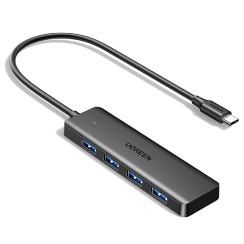 Dock / hub UGREEN Hub USB C con 4 Puertos USB 3.0 Adaptador Ladron Multipuertos (15cm)