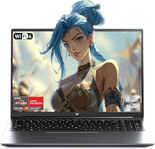 Portátil Tivique Portátil AMD Ryzen 7 5700U 15,6 Pulgadas 16GB DDR4 512GB NVMe SSD