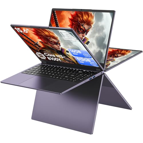 Portátil XWU Ordenador portátil 2 en 1 PC portátil 15,6" táctil Yuga 16GB RAM 512GB SSD m3-81