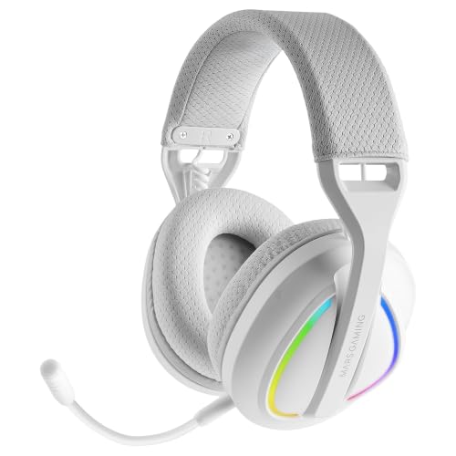 Auriculares Mars Gaming MHW-Quasar Auriculares Gaming Inalámbricos ARGB Flow