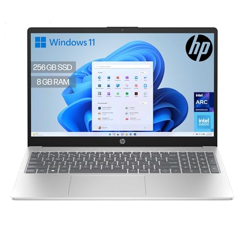 Portátil HP 15-fd0374ns - Ordenador portátil de 15.6" FHD (Intel N100, 8GB RAM, 256GB SSD, I