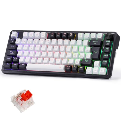 Teclado Redragon K673 Pro Teclado Mecánico Gasket RGB 75% 82 Teclas QWERTY Español
